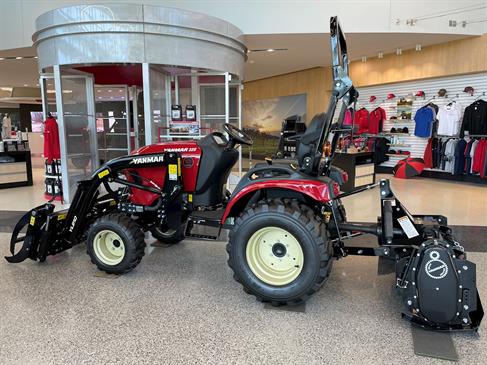 SA325 Tractor Loader Package with Grapple and Tiller 